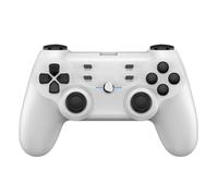 IVLAZLRG T3 Contrôleur de Jeu sans Fil Joystick Compatible avec PC Android TV Box Ordinateur Windows 7 10 11(T3s White)