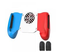IVLAZLRG Ventilateur de Refroidissement de la Manche de Jeu réglable pour Les téléphones Android avec Un dissipateur Thermique et des Commandes de déclenchement L1 R1(Red NO Triggers)