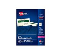 - Ivoire - 51 x 89 mm 250 unités (25 feuille(s) x 10) cartes de visite