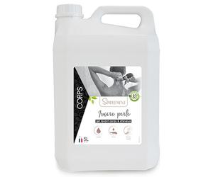 IVOIRE PERLE Gel Douche Corps et Cheveux 5L Parfum Vanille - Savon Liquide Grand Format - Gel Lavant Bidon Économique Usage Collectif, Familial et Quotidien - Made in France (5L)