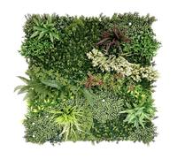 IVOL Panneaux muraux Haie artificielle - Jardin vertical - 100 x 100 cm (type A)