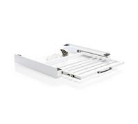 IVOL Séparateur pour machine à laver et sèche-linge - Acier blanc - Charge maximale : 100 kg (avec étendoir à linge)
