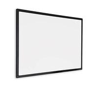 IVOL Tableau blanc, surface émaillée, cadre noir, 100 x 150 cm