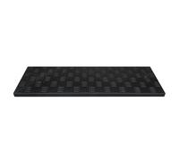 IVOL Tapis d'escalier rectangulaire en caoutchouc - 25 x 75 cm (15, tôle larmée)
