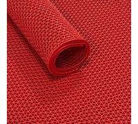 IVOL Tapis en maille Ultra Grip, vendu au mètre (rouge, 90 cm)