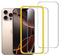 ivoler 2 Pièces Verre Trempé Pour iPhone 16 Pro Max 6.9 Pouces, avec Kit Installation Offert, Film de Protection d’écran [Anti Rayures]