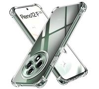 ivoler Coque pour Oppo Reno 12F 4G / 5G / Oppo Reno 12 FS 4G / 5G, Ultra Transparent Étui de Protection en Silicone Antichoc avec Coins Renforcés, Clair Mince Souple TPU Bumper Housse