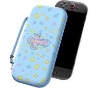 ivoler Etui pour Nintendo Switch 2 Model (2025), Housse Sacoche de Transport à Coque Rigide Anti Choc Pochette avec Espace, 12 Cartouche de Jeux - Bleu