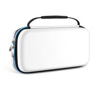 ivoler Etui pour Nintendo Switch 2 Model (2025), Housse Sacoche de Transport à Coque Rigide Anti Choc Pochette avec Espace, 12 Cartouche de Jeux - Blanc