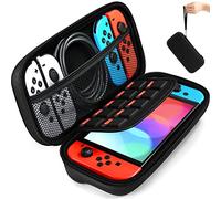iVoler Etui pour Nintendo Switch, Housse Sacoche de Transport à Coque Rigide Anti Choc Pochette avec Espace, 10 Cartouche de Jeux