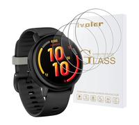 ivoler Lot de 4 Film Protection écran en Verre Trempé pour Garmin Bounce 2, Ultra Résistant Dureté 9H Glass, Anti Rayures, HD Transparent, Sans Bulles