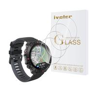 ivoler Lot de 4 Film Protection écran en Verre Trempé pour Polar Grit X2 Pro/Polar Grit X2 Pro Titan, Ultra Résistant Dureté 9H Glass, Anti Rayures, HD Transparent, sans Bulles