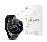 ivoler Lot de 4 Film Protection écran en Verre Trempé pour Suunto Vertical, Ultra Résistant Dureté 9H Glass, Anti Rayures, HD Transparent, sans Bulles