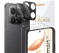 ivoler Pack de 2 Film de Protection d’écran en Verre Trempé pour Honor 400 Smart 5G, avec 2 Pièces Caméra Arrière Protecteur, Dureté 9H Glass, Anti Rayures, sans Bulles