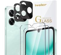 ivoler Pack de 2 Film de Protection d’écran en Verre Trempé pour Honor X5C Plus, avec 2 Pièces Caméra Arrière Protecteur, Dureté 9H Glass, Anti Rayures, Sans Bulles