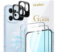 ivoler Pack de 2 Film de Protection d’écran en Verre Trempé pour Oppo Reno 14 FS 5G / Oppo Reno 14F 5G, avec 2 Pièces Caméra Arrière Protecteur, Dureté 9H Glass, Anti Rayures, sans Bulles