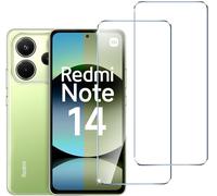 ivoler Pack de 2 Film de Protection d’écran en Verre Trempé pour Xiaomi Redmi Note 14 4G (Pas pour Xiaomi Redmi Note 14 5G), Ultra Résistant Dureté 9H Glass, Anti Rayures, sans Bulles