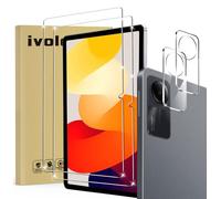 ivoler Pack de 2 Film de Protection d’écran en Verre Trempé pour Xiaomi Redmi Pad SE 11 Pouces (Pas pour Redmi Pad SE 8.7 Pouces), avec 2 pièces Caméra Arrière Protecteur, Anti Rayures, sans Bulles