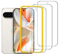 ivoler Pack de 3 Verre Trempé pour Google Pixel 9 Pro XL/Pixel 10 Pro XL Compatible avec Déverrouillage par Empreinte Digitale avec Outil D'alignement Facile, Anti Rayures, Sans Bulles, Dureté 9H