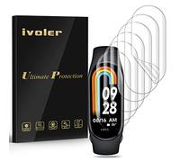 ivoler Pack de 6 Film de Protection d’écran pour Xiaomi Smart Band 10/9 / 8 / Xiaomi Mi Band 10/9 / 8, [Couverture Complète] [Liquide Installation] [Anti Rayures] Protection écran TPU Protecteur