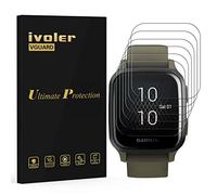 ivoler Pack de 6 Protection écran pour Garmin Venu SQ 2 / SQ 2 Music/SQ/SQ Music, Couverture Complète [Liquide Installation] [Anti-Rayures] [sans Bulles] TPU Film Protecteur