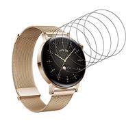 ivoler Pack de 6 Protection écran pour Huawei Watch GT 3 42mm / Garmin Forerunner 265 46mm, Couverture Complète [Liquide Installation] [Anti-Rayures] [sans Bulles] TPU Film Protecteur