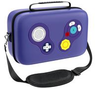 ivoler Pochette de Transport Tout-en-Un pour Nintendo Switch 2-Violet | Housse Protection Rigide de Luxe Grande Capacité avec Bandoulière, Rangement Console, Manette, Accessoires et 20 Cartouches