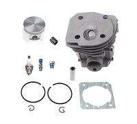 IVOOJA Big Alésage Cylindre Piston Kit 45mm 537253102 537253104 503869871 Convient pour Tronçonneuse Husqvarna 346XP 346XP 353 EPA