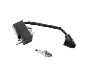 IVOOJA Bobine d'allumage avec bougie d'allumage BM6A 195 143 100 pour tronçonneuse Dolmar PS-350 PS-350C PS-420 PS-420C CL350 CL430