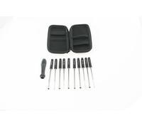 IVOOJA Kit d'outils de réglage de carburateur, 10 en 1 avec outils de nettoyage et étui de rangement, pour petit moteur à 2 temps, compatible avec Poulan Husqvarna STIHL Echo, débroussailleuse