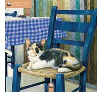 Ivory Cats by Lesley Anne Ivory Wall Calendar 2027 (Art Calendar)
