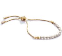 Ivory & Co Ivory & Co Gold Carlisle And Pearl Dainty Toggle Bracelet