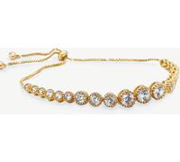 Ivory & Co Ivory & Co Gold Marseille Crystal Graduating Bracelet