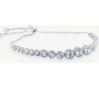 Ivory & Co Ivory & Co Silver Marseille Crystal Graduating Bracelet