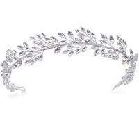Ivory & Co Ivory & Co Silver Utopia Leafy Crystal Headband Silver One