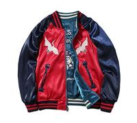 IVOYI Sukajan Blouson de baseball bomber satiné Männer Yokosuka Stickerei Doppelseitige Mantel Varsity Männlich Marke Streetwear 2022 Frühling