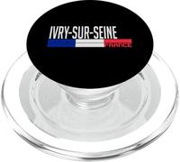 Ivry-sur-Seine Drapeau France Fierté de la Ville française PopSockets PopGrip pour MagSafe