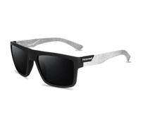 IVSDCFVLK Lunettes de soleil polarisées pour hommes Mode carrées Masculin Vintage Pêche UV400