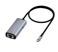 IVSHOWCO Adaptateur USB C vers Ethernet avec Port de Charge de 100 W, RJ45 vers USB C 1 Gbit/s Type-C Gigabit Ethernet LAN Adaptateur Power Delivery PD pour Ordinateur Portable, MacBook Pro/Air, Dell