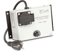 Ivt DR-2000 Variateur manuel de tension alternative Régulateur de vitesse 2000 W Variateur (700100)