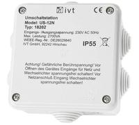 IVT Station de commutation US-12N 2760 VA 18202 130 mm x 130 mm x 60 mm convient pour le modèle (onduleur):Universel