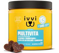 ivvi Multivitamines Complément Alimentaire pour Chien, 60 Snacks au Poulet | Soins Complets pour une Vie de Chien Heureuse, Délicieuses Friandises, 270g