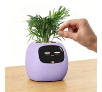 Ivy AI Pot de fleurs intelligent avec emoji intelligent pour plantes d'intérieur Tamagotchi Pot de fleurs élégant Plantagotchi Décoration d'intérieur