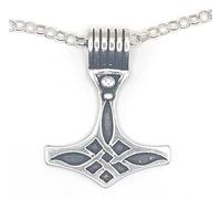 Ivy-Art K446-45 Pendentif marteau de Thor en argent sterling 925, 35 x 25 mm, 1,5 x 2,8 cm, argent sterling 925, sans pierre précieuse