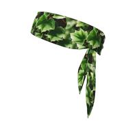 Ivy Blossoms Bandeau de sport unisexe à nouer pour tennis, ninja et course à pied
