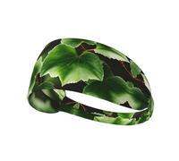 Ivy Blossoms Bandeau d'exercice élastique Motif arbre Évacuation de l'humidité pour basket-ball, course à pied, tennis et tous les sports