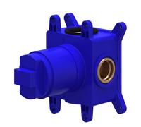 IVY Boîte d'encastrement - pour robinet d'arrêt encastré - débit traversant - symmetry - bleu foncé 6202438