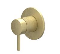 IVY Bond Partie apparente - pour mitigeur de douche encastré - - monolevier - rosace ronde - Or brossé mat PVD 6201054