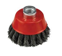 Ivy classique 39038 7,6 cm X 5/8-inch-11 Tonnelle, EN ACIER Carbone Brosse coupe Nœud - 0,1 cm épais, 1/carte