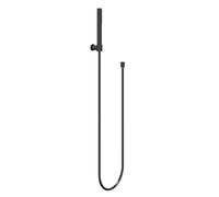 IVY Ensemble de douchette à main - modèle barre - avec support mural réglable - flexible de douche 120cm - modèle barre - chrome noir PVD 6901127